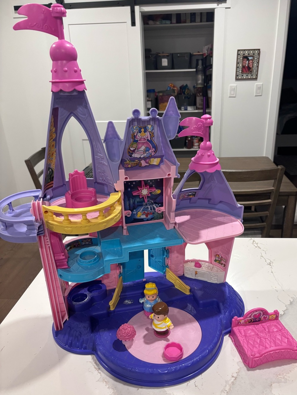 Little People Princess Talker Castle with Accessories and 2 talkers